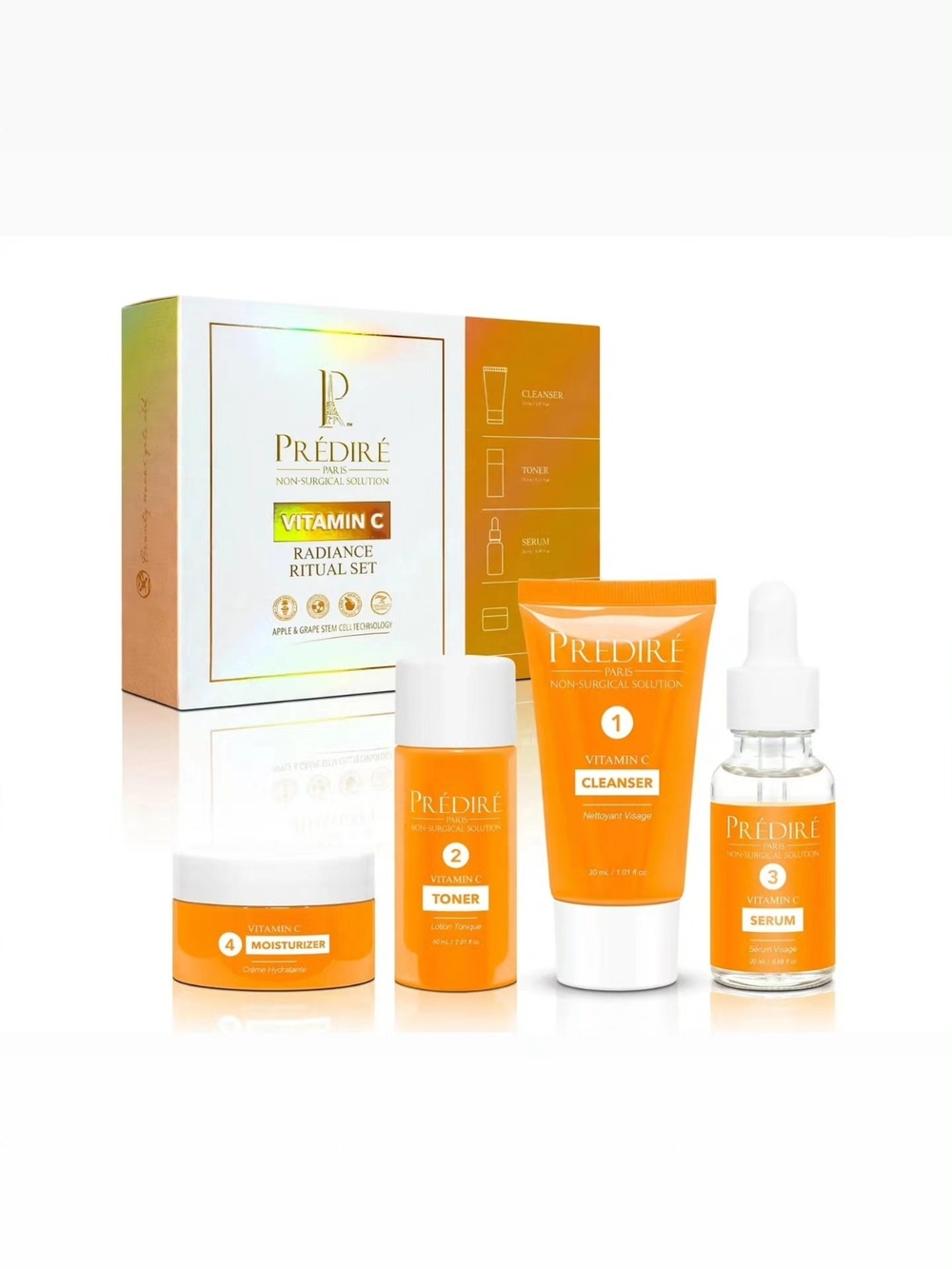 Prédiré Vitamin C Cleanser & Radiance Set — Orange